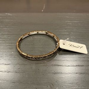 NWT Rue 27 Gold Stretchy Bracelet